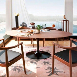 Mesa-Jantar-Oval-Saarinen-Madeira-160x90x75-preto
